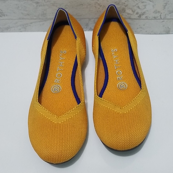 Rothy's Shoes - Rothy's Lemon Drop Flat Shoes Size 8